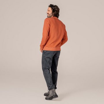 LIVING CRAFTS Sweatshirt PACOU Optisch und haptisch attraktives Rippen Muster außen