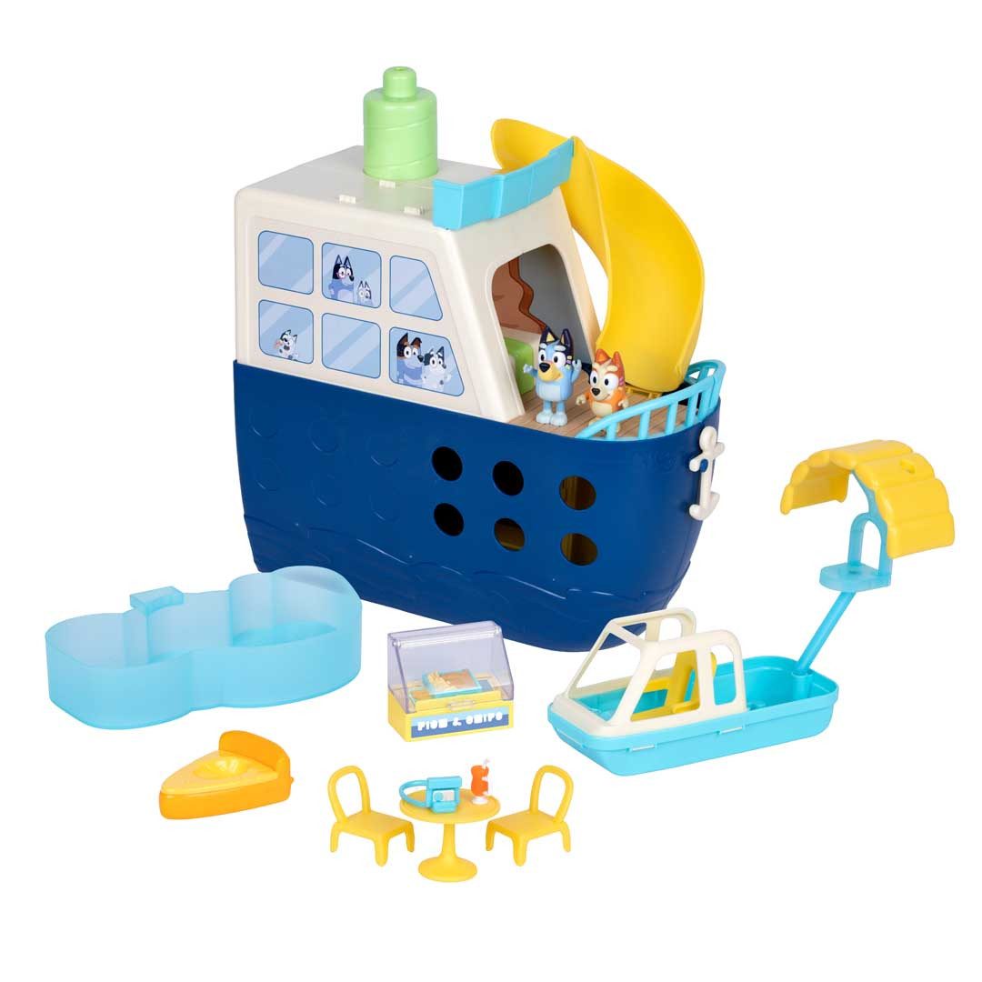 Moose Spielzeug-Schiff Bluey S15 Spielset, Kreuzfahrtschiff