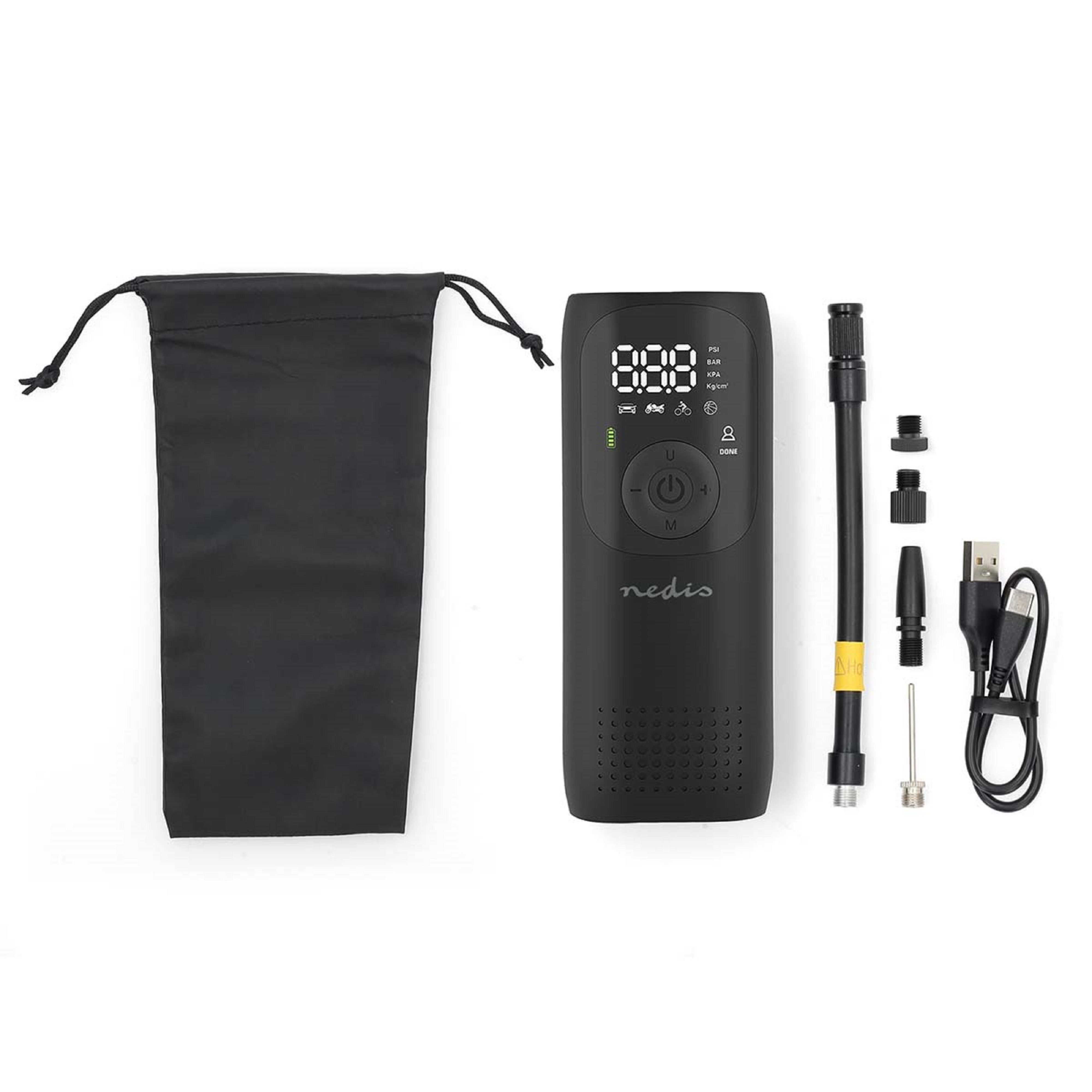 Nedis Akku-Handkompressor PAAC10BK