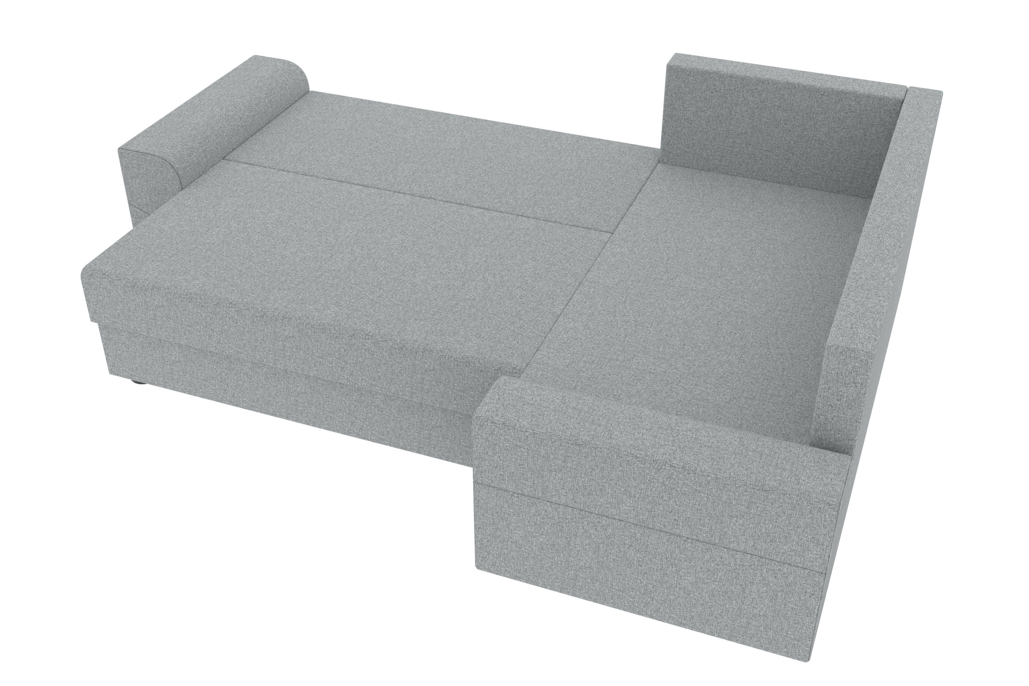 Stylefy Ecksofa Montero, L-Form, Eckcouch, Sofa, Bettkasten, Bettfunktion, Design mit Sitzkomfort, Modern mit