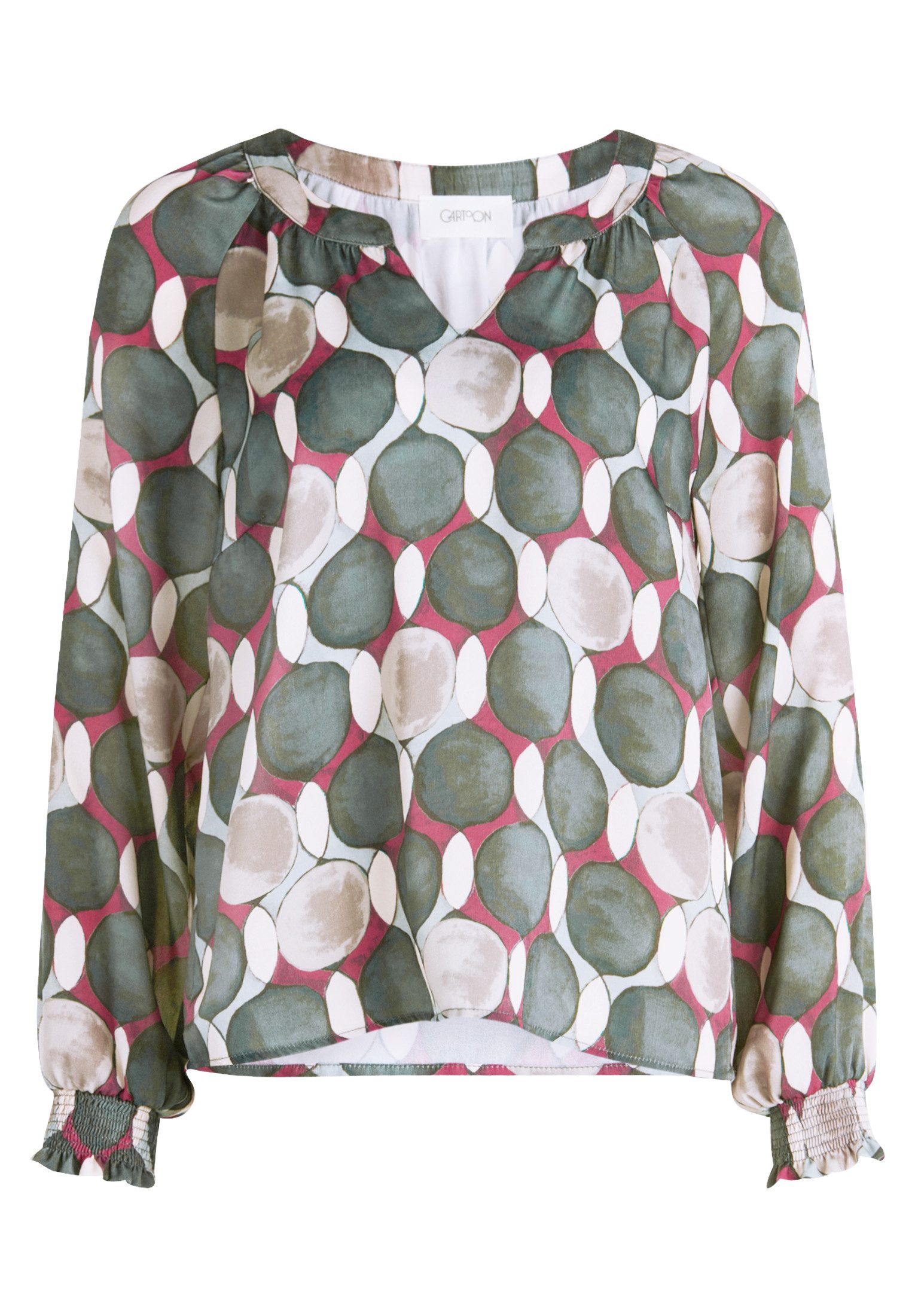 Cartoon Langarmbluse