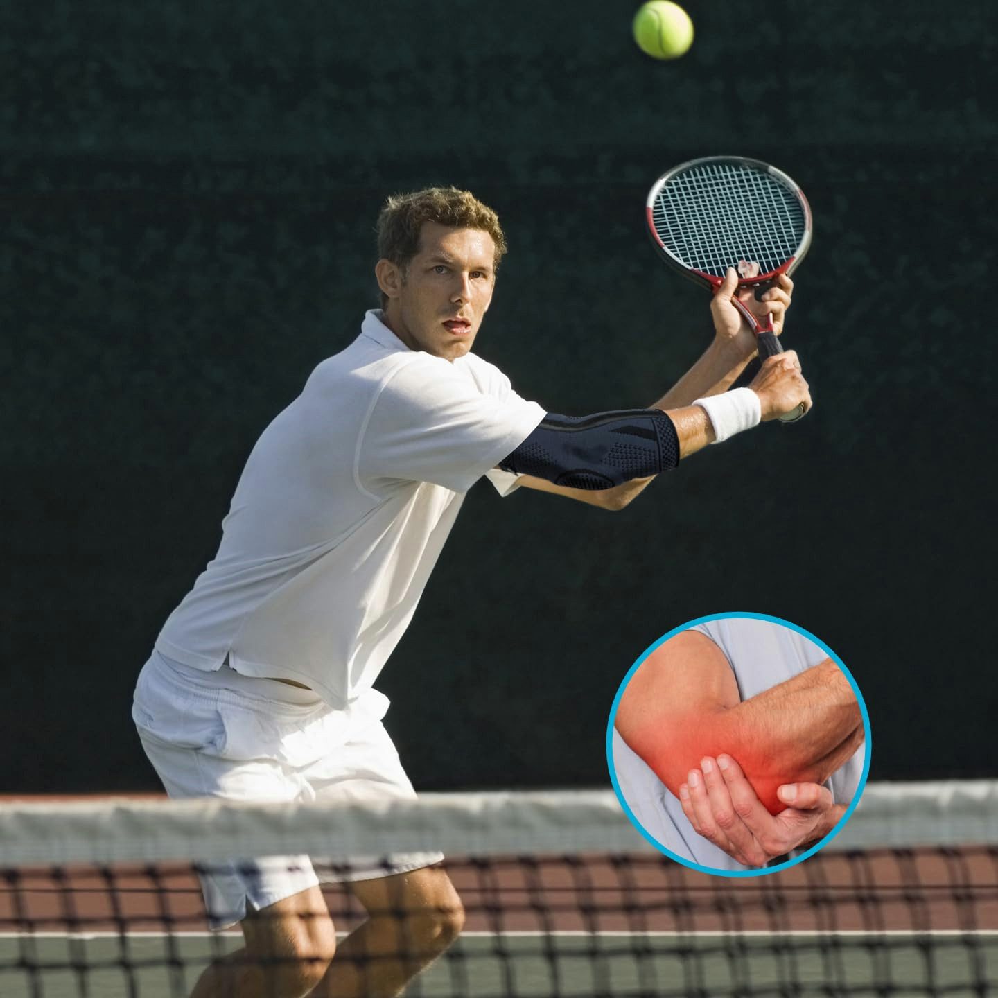 AGILE NOW Ellenbogenbandage (Paar), Performance Up, Stabilisiert & Entlastet, Für Tennisarm (Ideal für Fitness, Tennis, Golf, Ellenbogen Bandage Tennisarm, Golferarm), Weiches, atmungsaktives Material