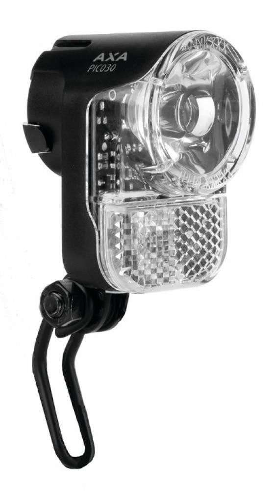 AXA Fahrradbeleuchtung AXA Pico 30 Switch LED-Fahrradscheinwerfer, 30 Lux, dynamobetrieben, i