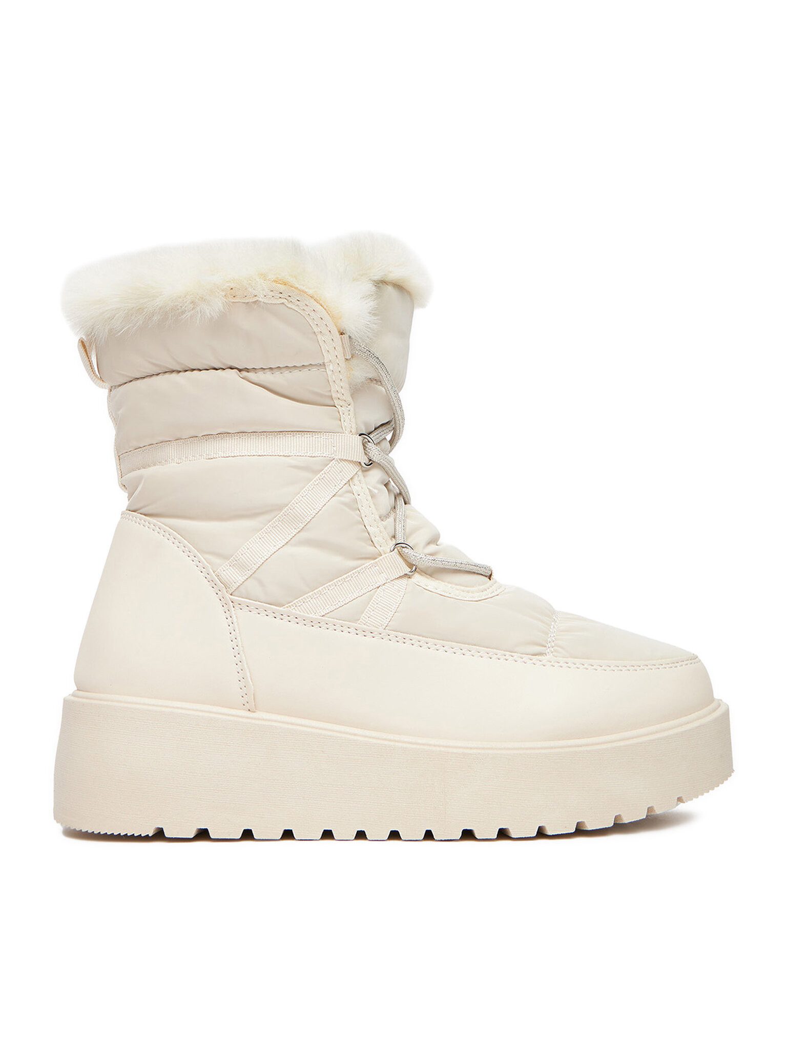 DeeZee Deezee Damen-Schneestiefel beige HY002-1 Winterstiefel