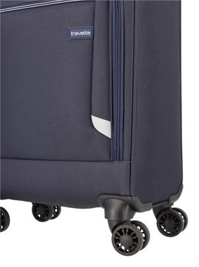 travelite Handgepäck-Trolley CABIN Underseater/Toploader, 4 Rollen, Reisegepäck Handgepäck-Koffer Reisekoffer mit Kantenschutz