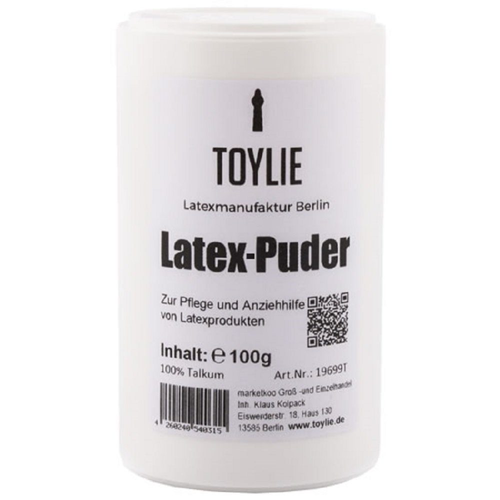 Toylie Gleitgel Toylie «Latex-Puder», Dose mit 100g, 1-tlg., zur Latexpflege und als Anziehhilfe für Latexkleidung