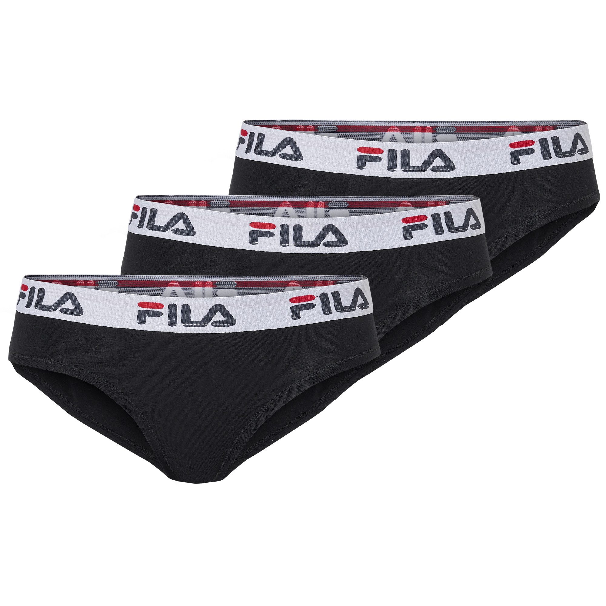 Fila Slip WOMAN BRIEF (3er Pack) mit elastischem Logobund