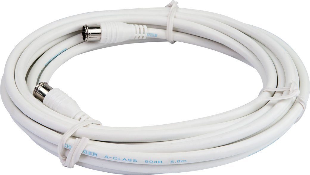 Schwaiger KVCQ30A 002 SAT-Kabel, F-Quick Stecker, (300 cm), äußerst flexibel