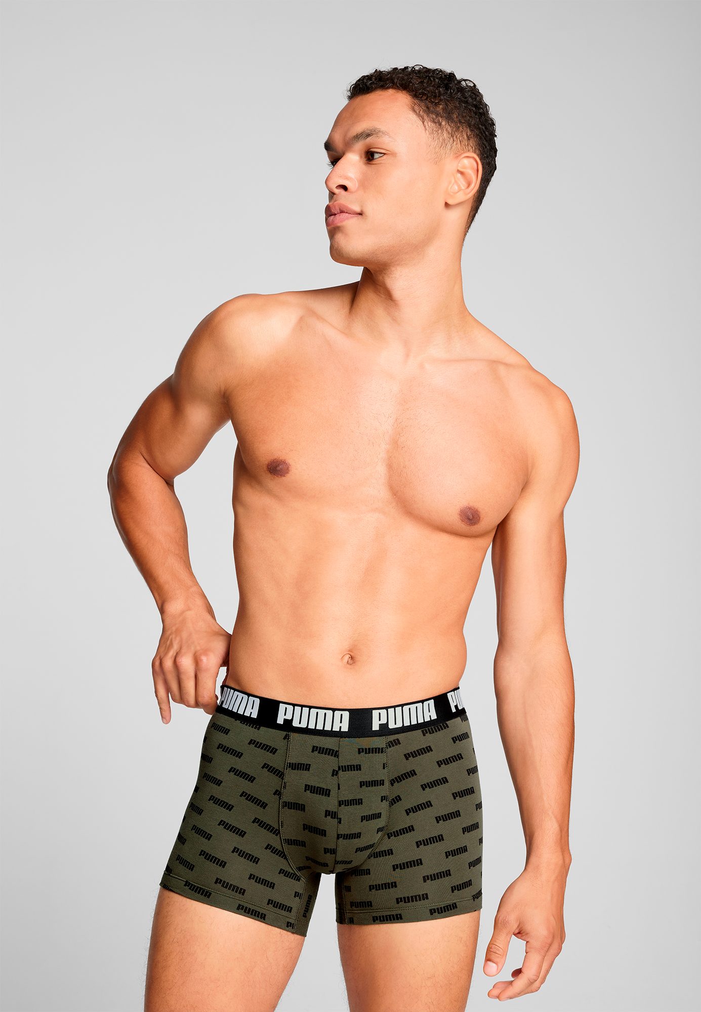 PUMA Boxershorts PUMA MEN EVERYDAY LOGO PRINT BOXERS 2P (2er Pack) 1x uni u günstig online kaufen