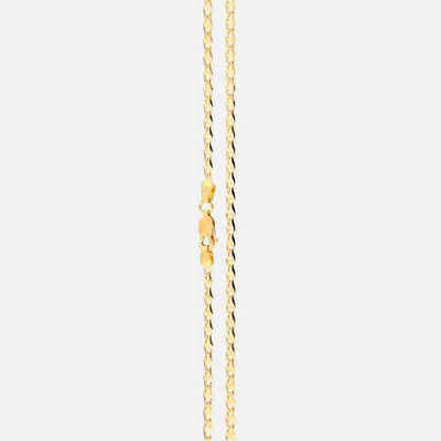 ENGELSINN® Luxury Goldkette 585 14 Karat Echtgold Ketten Glieder 45 cm-50cm, inkl. Geschenkbox + Perfekt zum Valentinstag