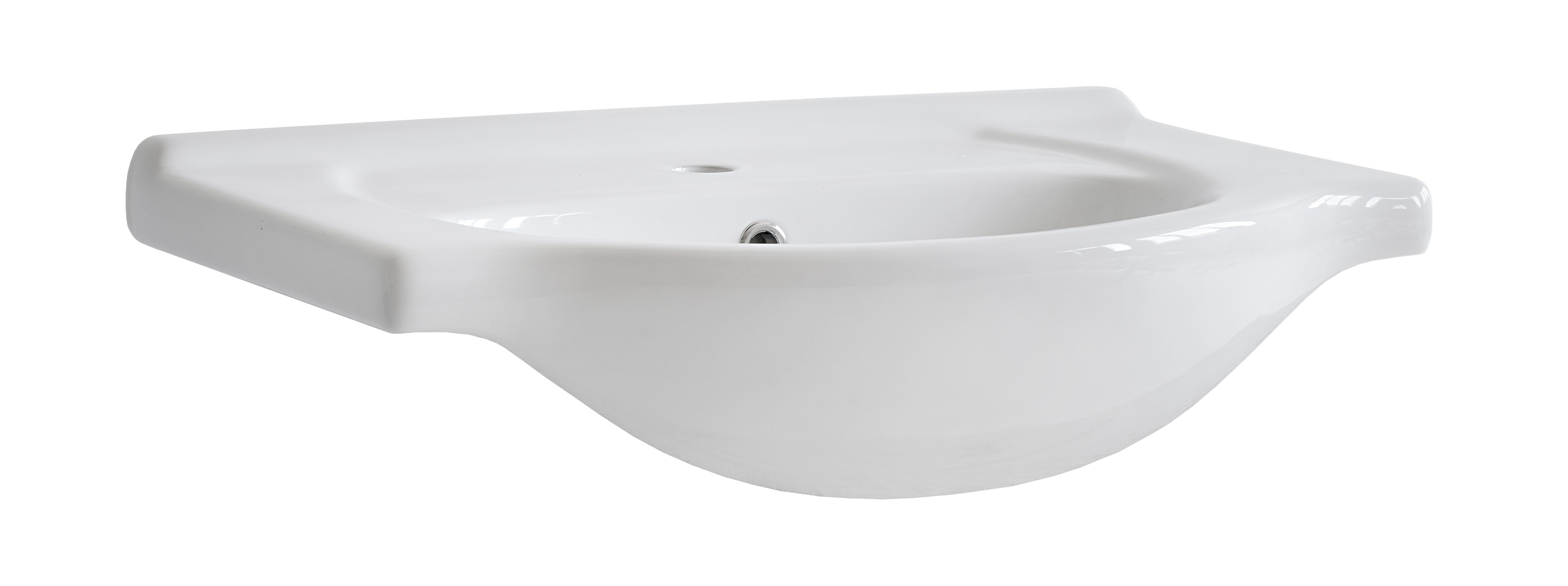 Xlmoebel Waschbecken Keramik Einbau Becken Weiß für Bad und Waschtisch, Made in Europa