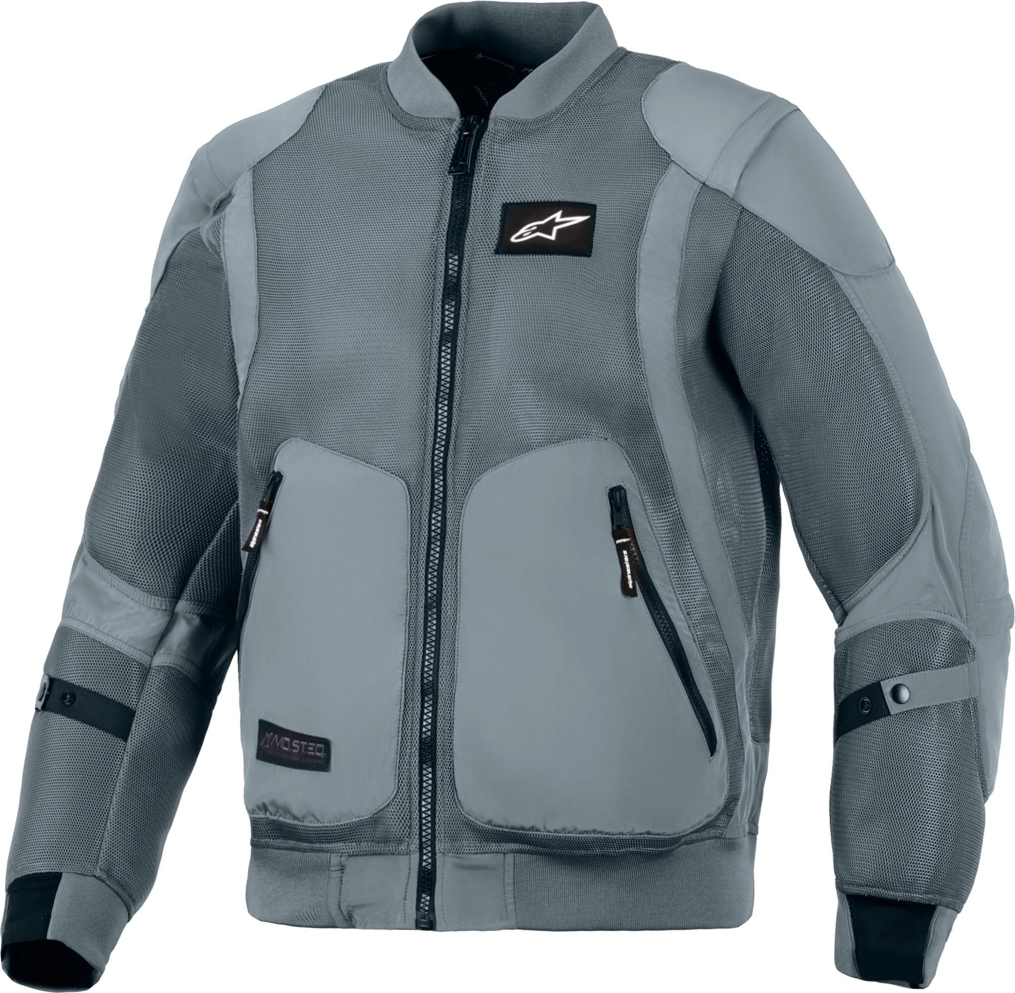 Alpinestars Motorradjacke Flight Air Motorrad Textiljacke Airbag vorbereitet,Ellenbogenprotektoren enthalten,Schulterprotek