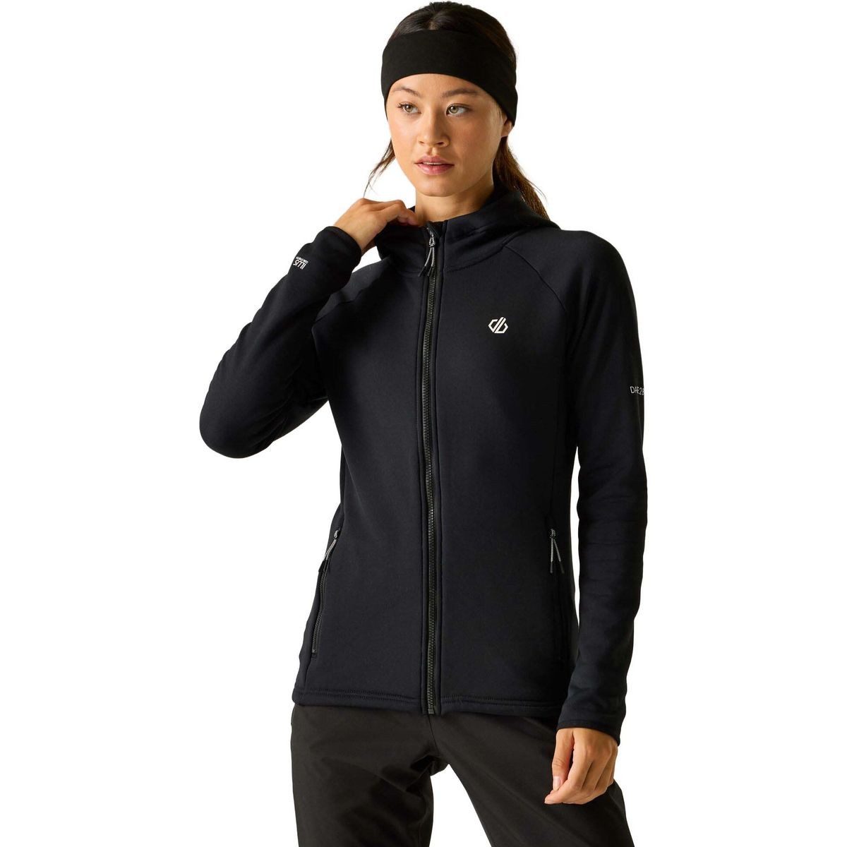 Dare2b Fleecejacke Density Core Stretch Women Hochwertiges Damen-Skishirt mit recyceltem Stretchstoff, UV-Schutz