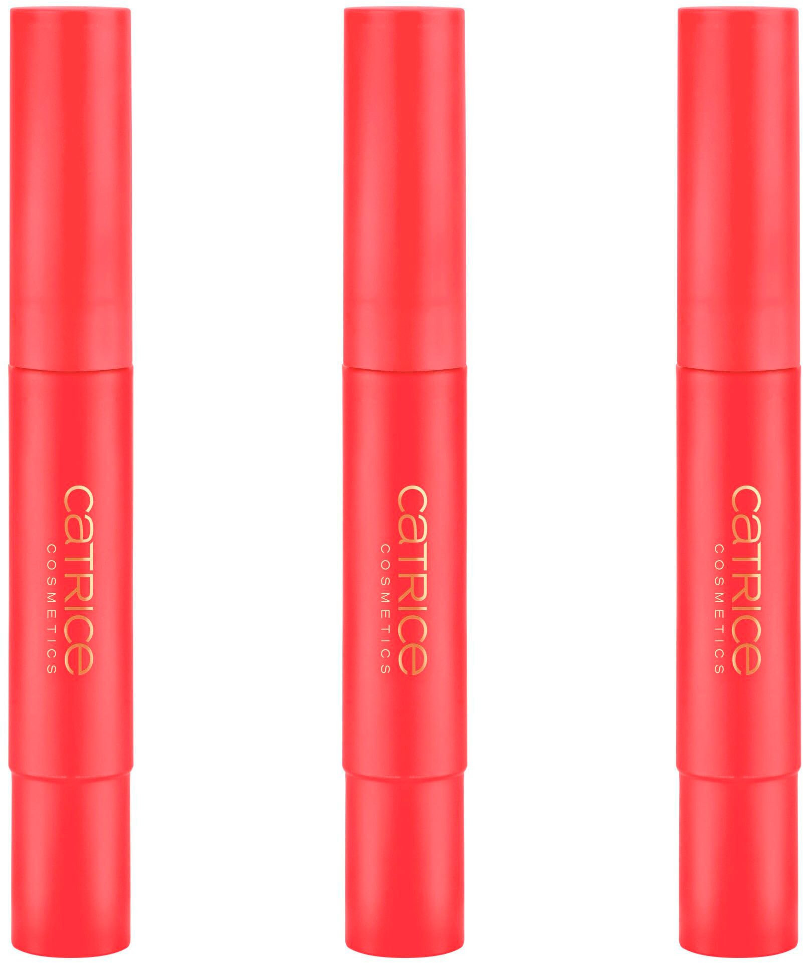 Catrice Блеск для губ MIDNIGHT SUN Plumping Lip Gloss, 3-tlg., Kühlender Metall-Applikator für erfrischendes Auftragen.