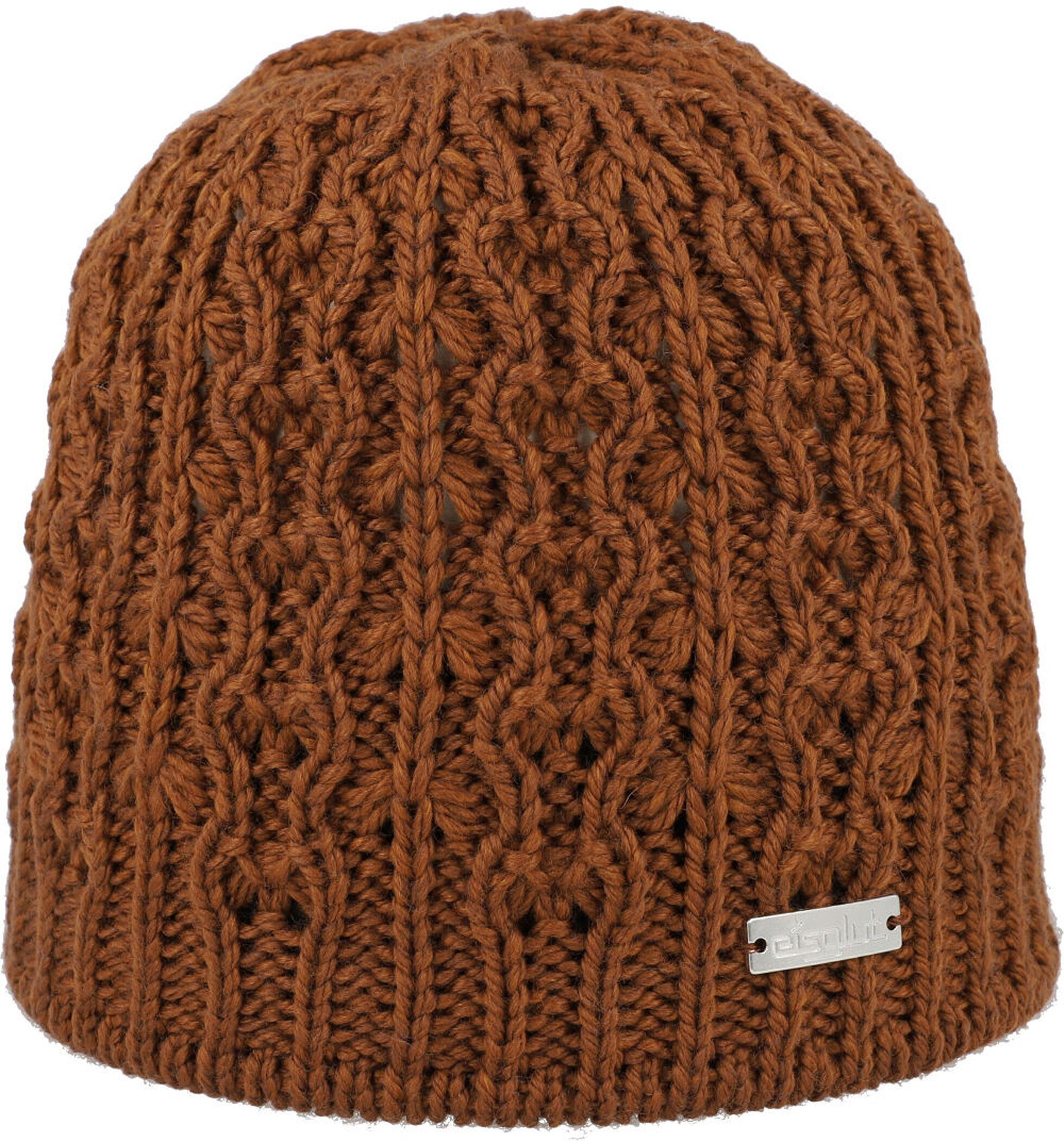 Eisglut Mütze & Schal Emilial Merino KARAMELL