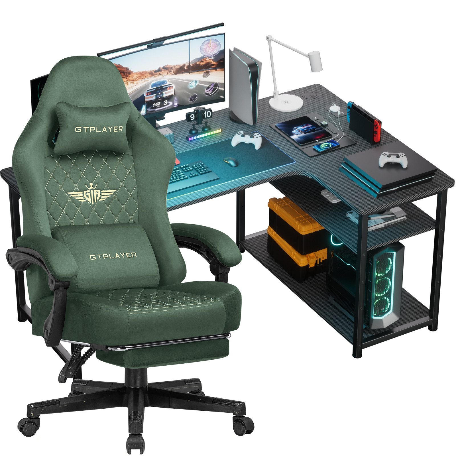 GTPLAYER Gamingtisch Gaming Tisch + Gaming günstig online kaufen