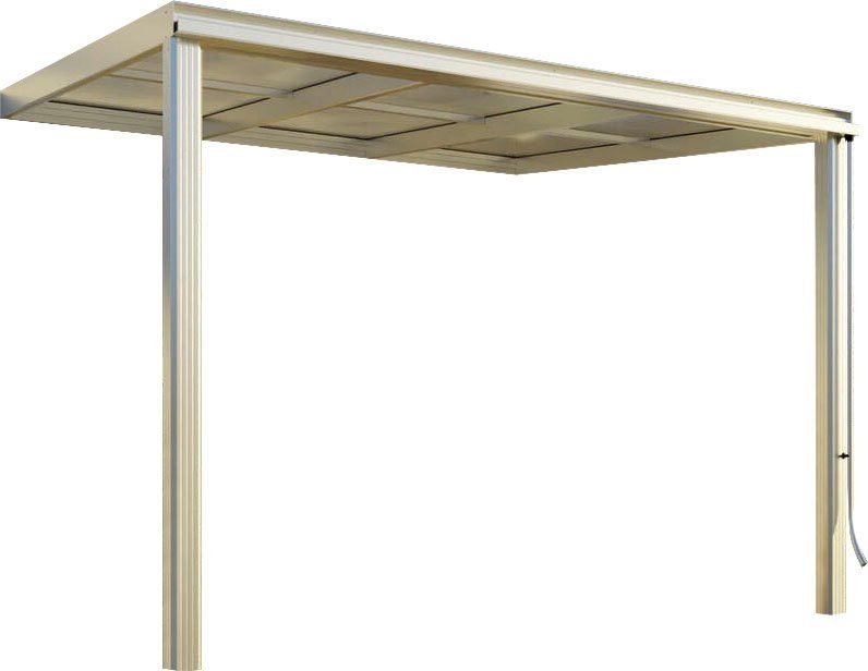 Beckmann Terrassendach Exklusiv Gr. 1, BxT: 307x270,7 cm, Bedachung Doppelstegplatten