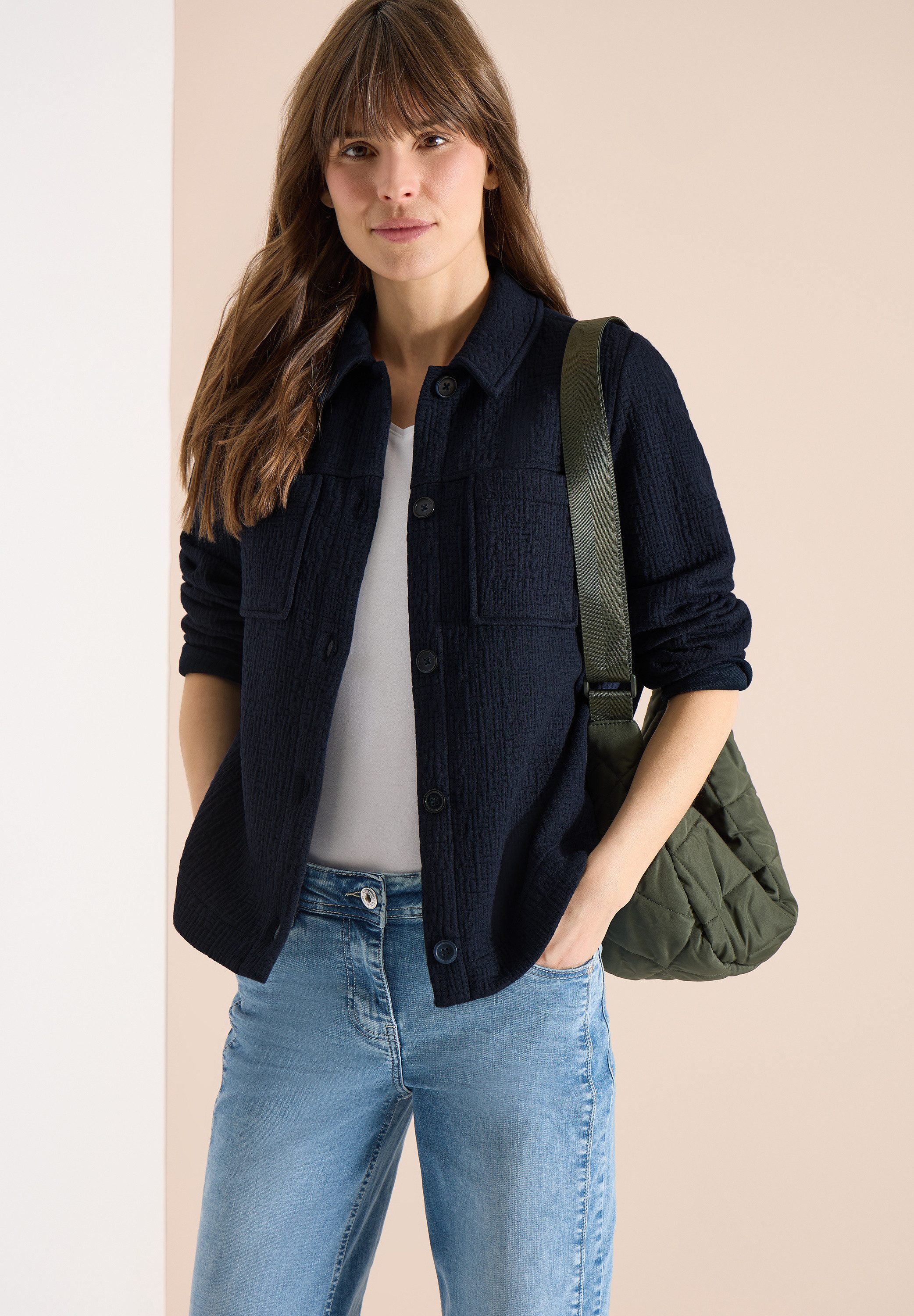 CECIL Kurzjacke mit Struktur-Optik
