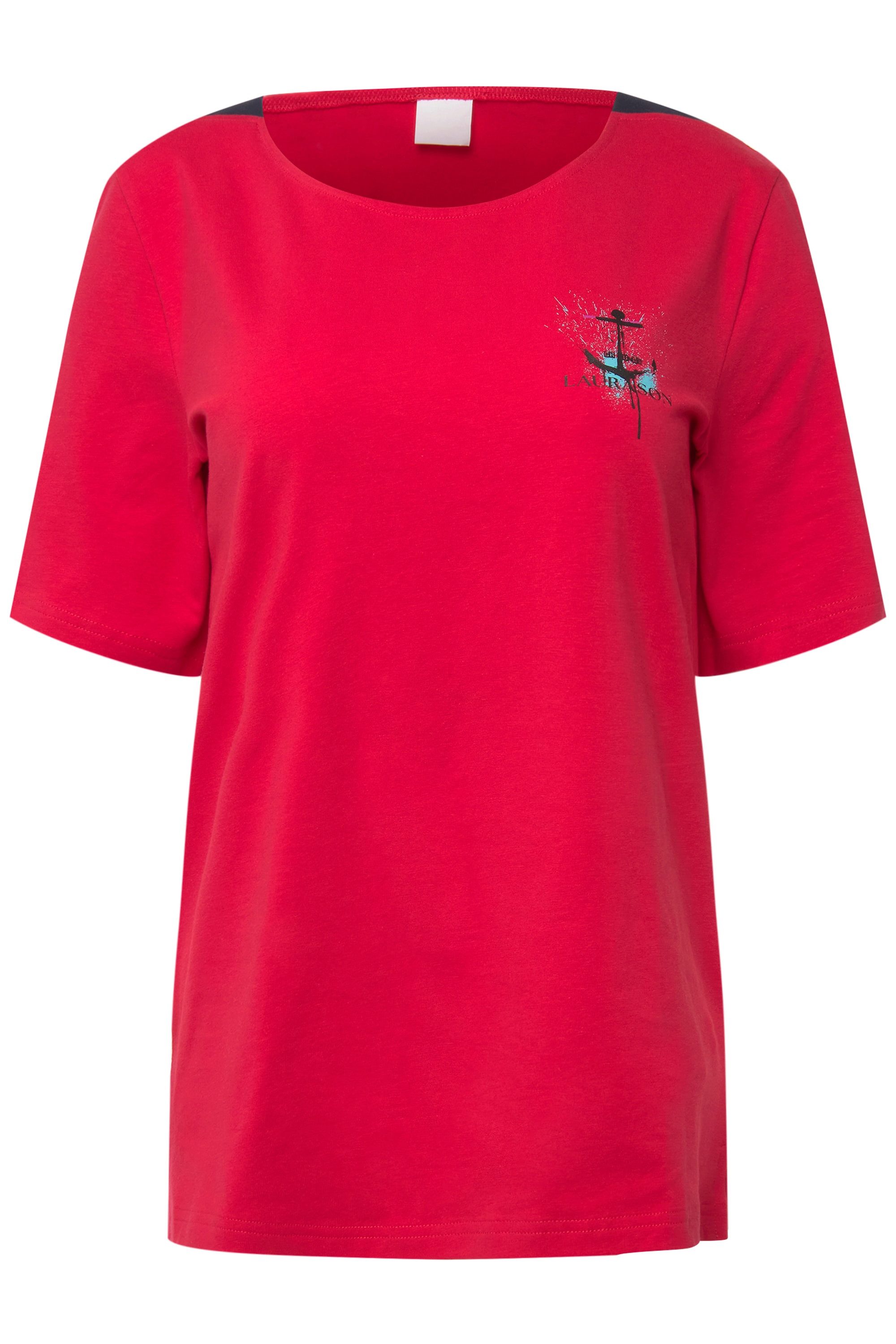 Laurasøn T-Shirt T-Shirt U-Boot-Ausschnitt mit seitlichen günstig online kaufen