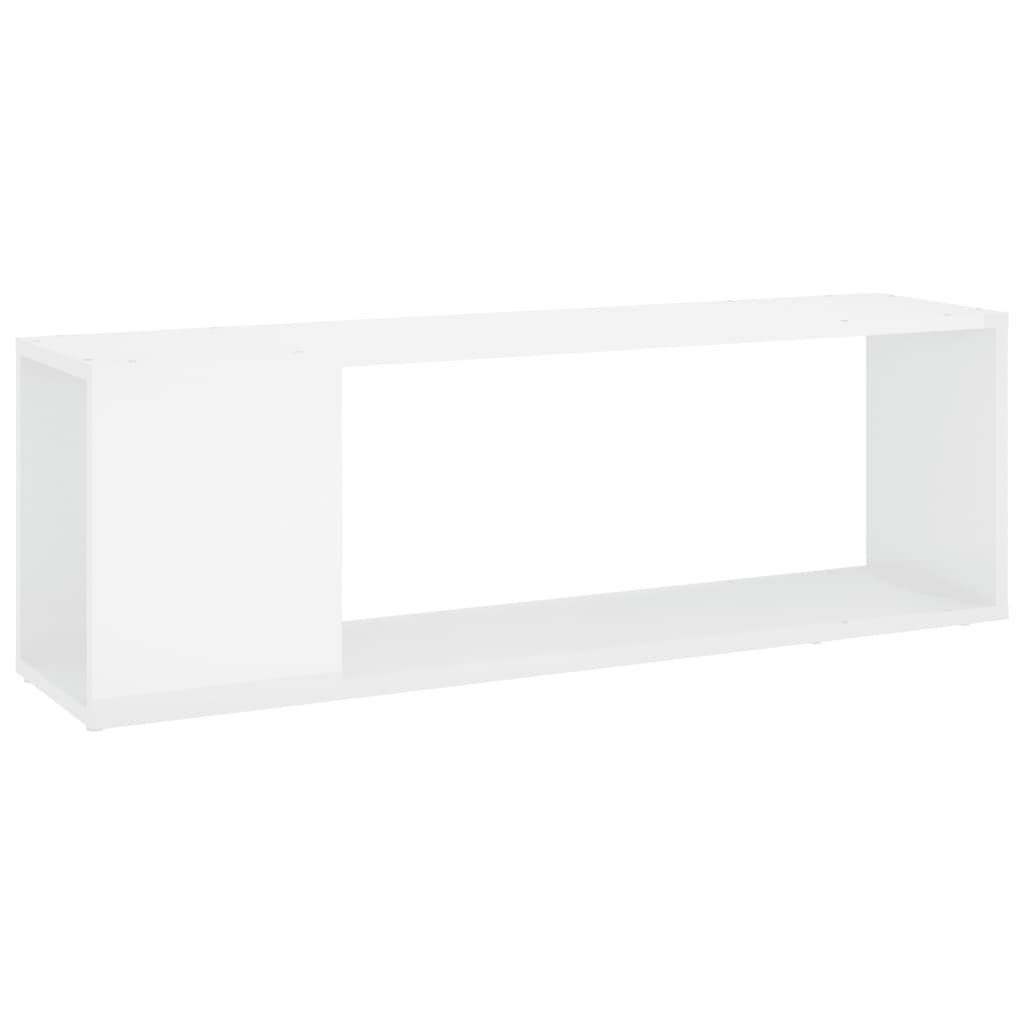 vidaXL TV-Schrank TV-Schrank 100x24x32 cm (1-St) Hochglanz-Weiß Holzwerkstoff