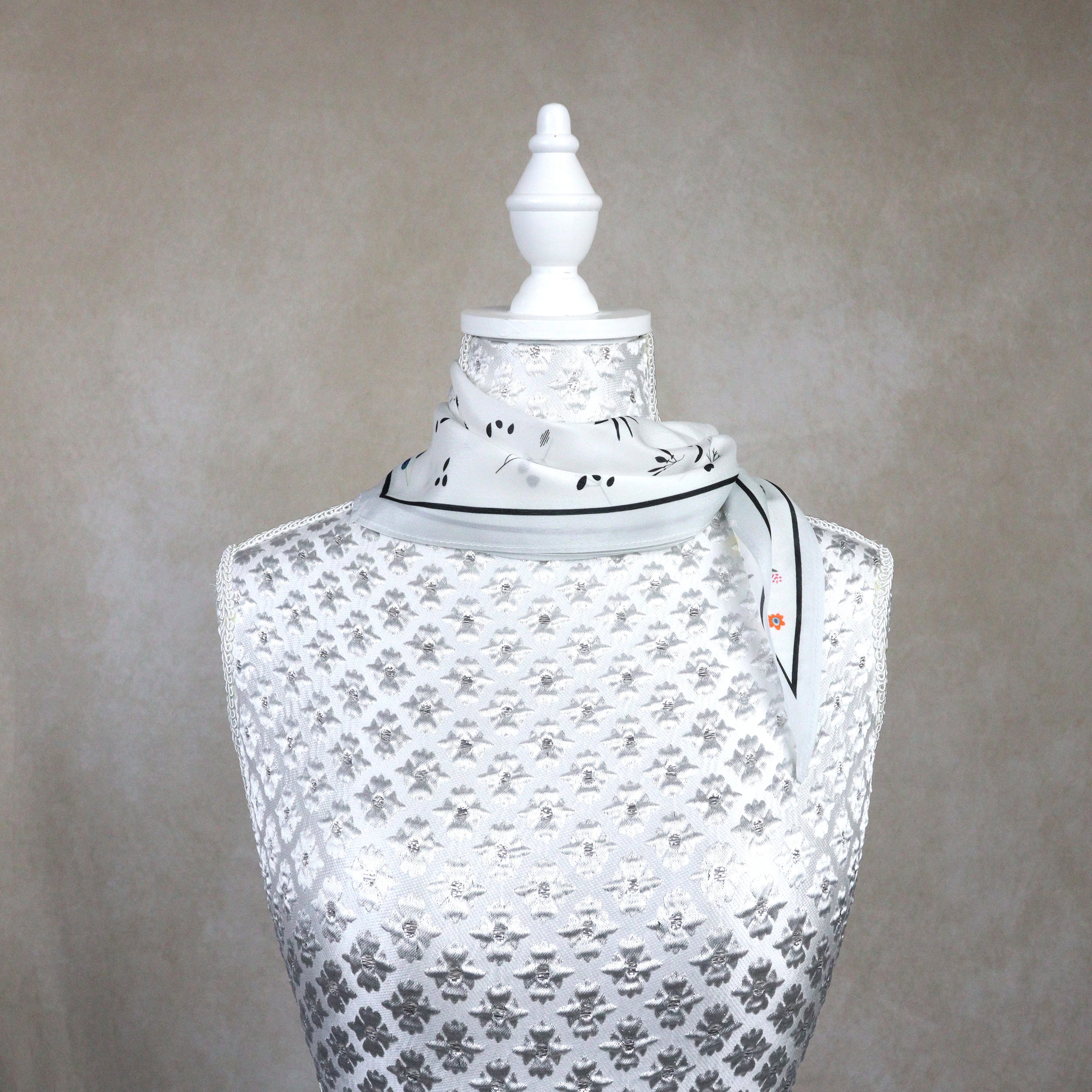 ZEBRO Modetuch Seidenschleifen