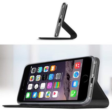 CoolGadget Handyhülle Magnet Case Handy Tasche für Apple iPhone 5 / 5S / SE 4 Zoll, Hülle Klapphülle Ultra Slim Cover für iPhone SE 1. Gen. Schutzhülle