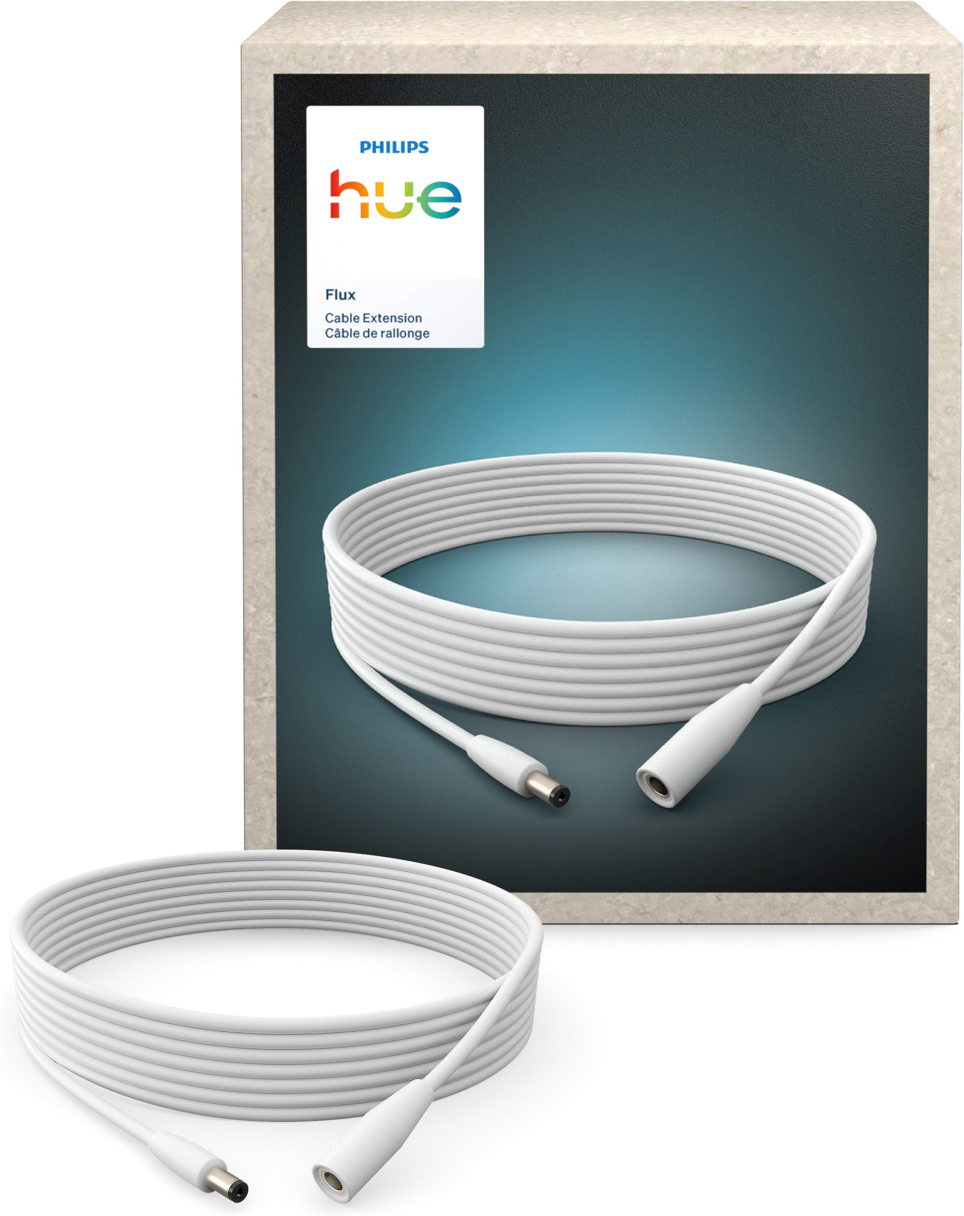 Philips Hue Flux Gradient LED-Streifen Zubehör Verlängerungskabel, (500 cm), Philips Hue Flux Gradient Lightstrip Zubehör, 5m-Verlängerungskabel