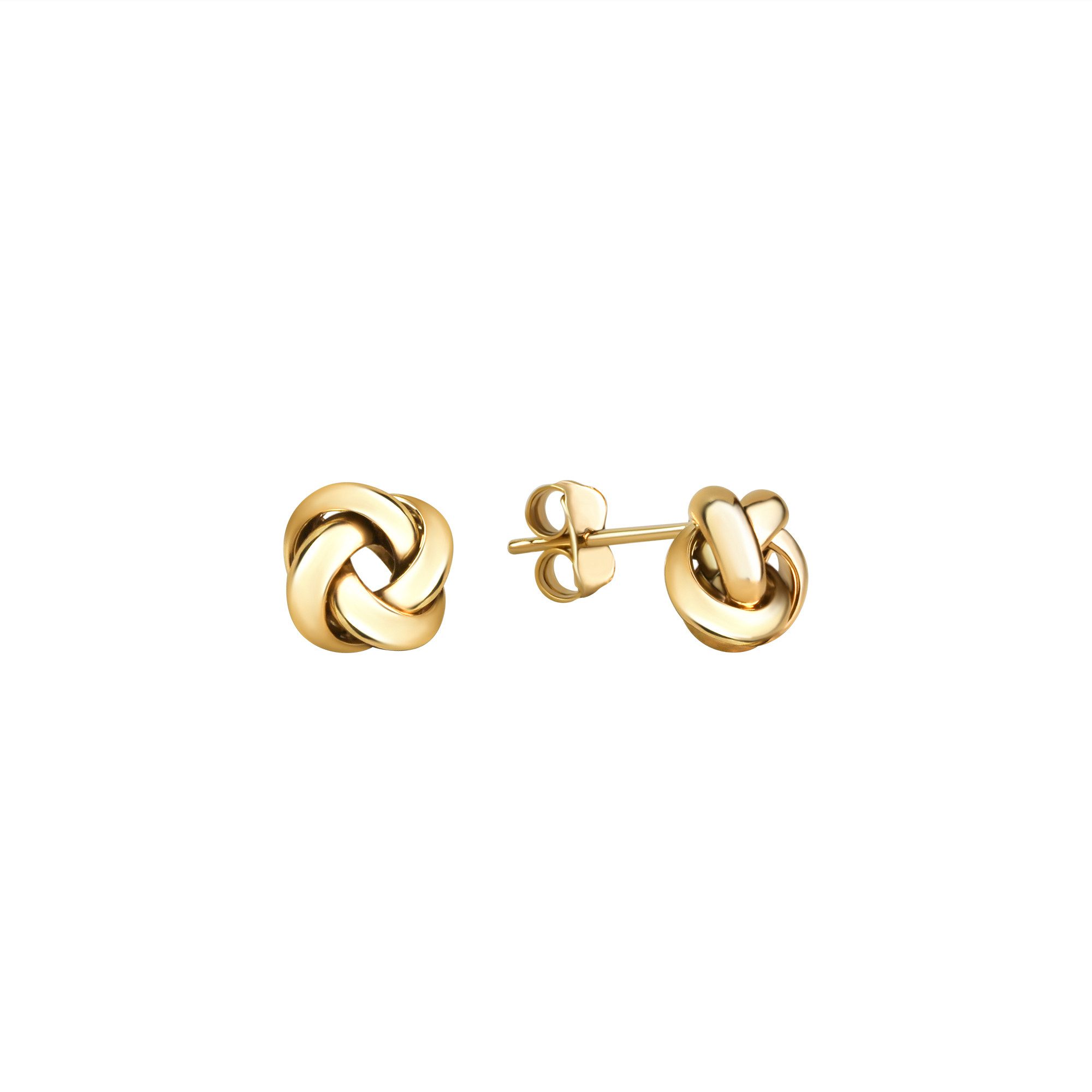 Vivance Paar Ohrstecker 375/- Gelbgold glanz Knoten günstig online kaufen