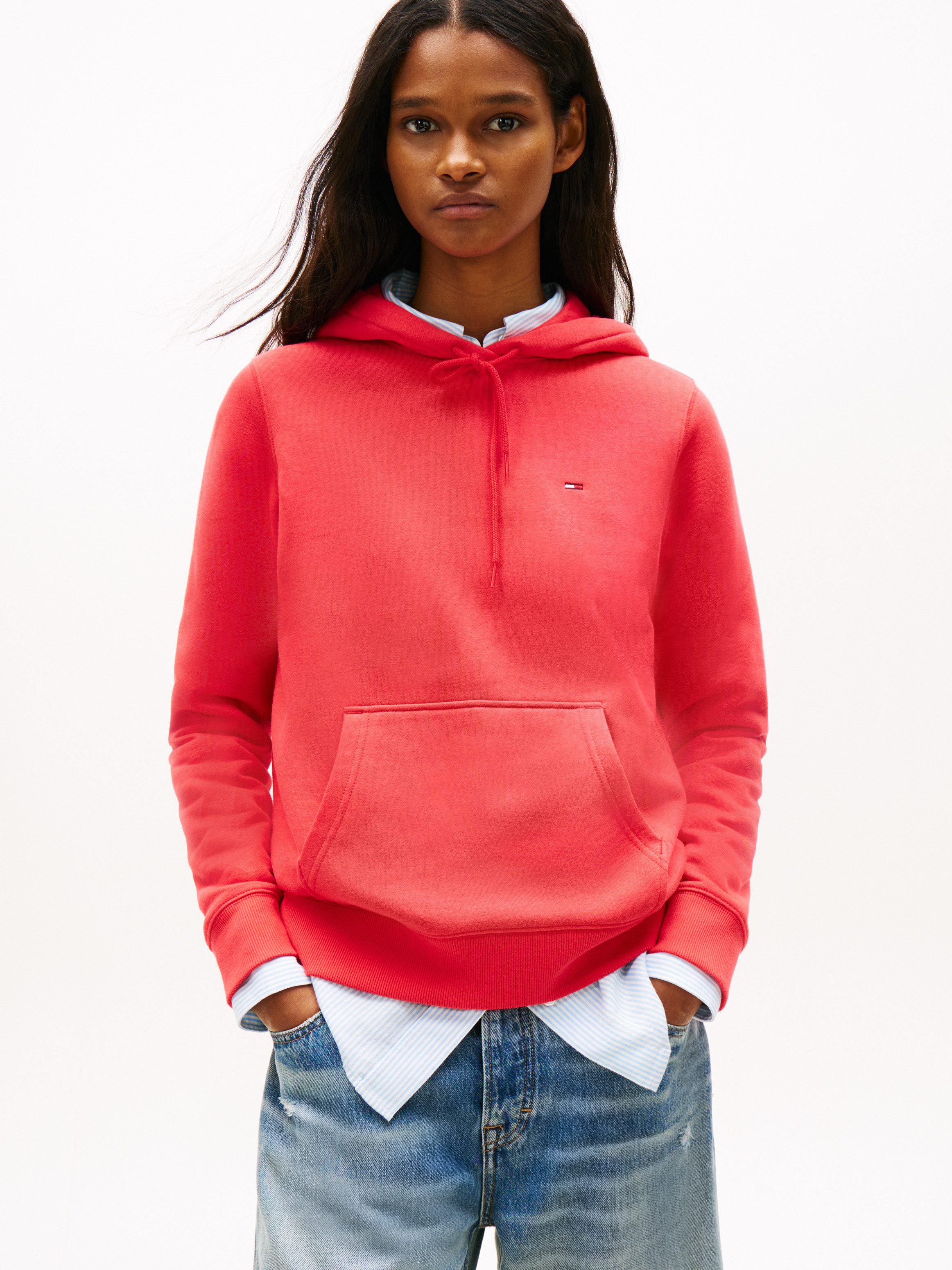 Tommy Jeans Kapuzensweatshirt TJW REG S FLAG HOODIE mit Logo-Flag, Regular Fit