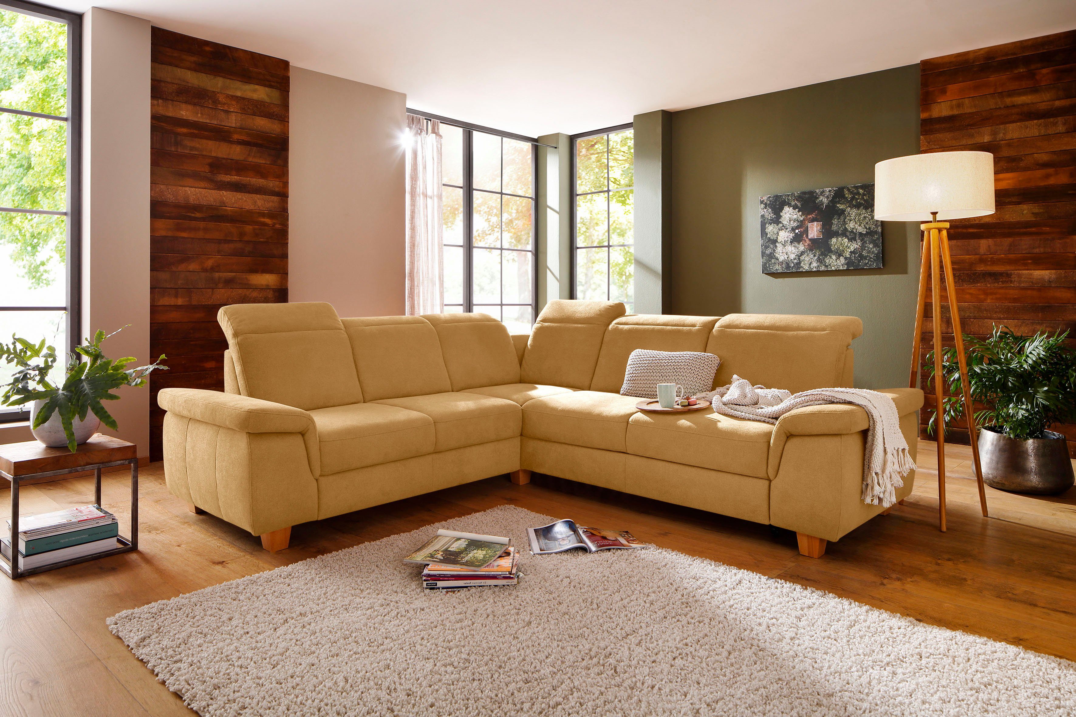 Home affaire Ecksofa Dalia L-Form, mit günstig online kaufen