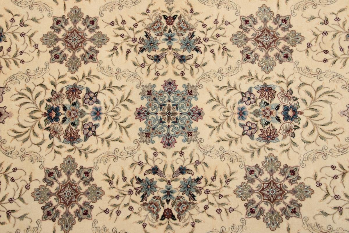 Orientteppich, Trading, Handgeknüpfter rechteckig, Orientteppich mm Seidenkette 8 Höhe: Nain Isfahan 239x293