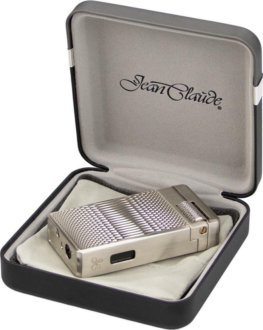 Jean Claude Feuerzeug Dual Flame Zigarren Feuerzeug in gold oder silber, Soft Flamme oder Jet Flamme einstellbar