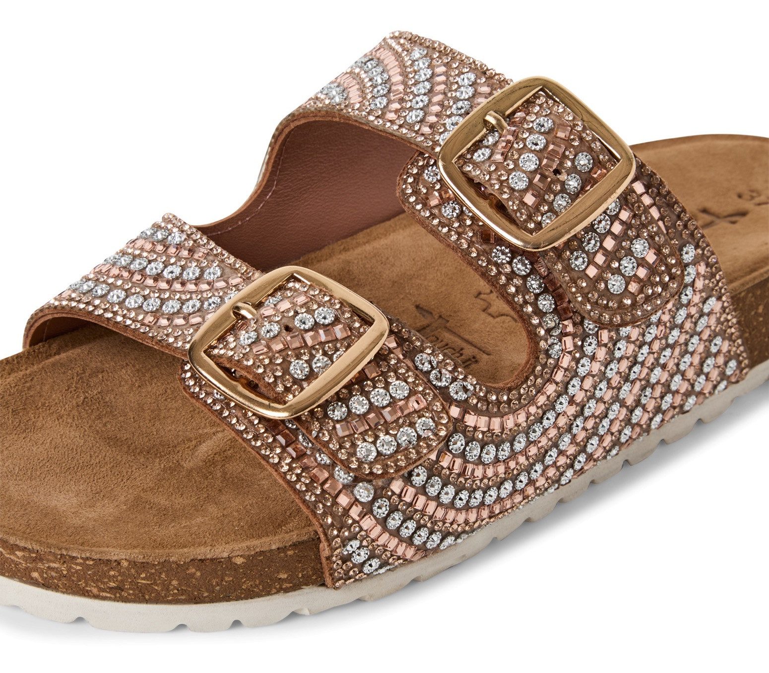 Tamaris Pantolette, Sommerschuh, Schlappen mit funkelnden günstig online kaufen