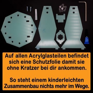 AREA17 Standfuß Acryl Display Stand für LEGO 75084 Wookiee Gunship (verschiedene Winkel und Positionen einstellbar, zum selbst zusammenbauen), 100% Made in Germany