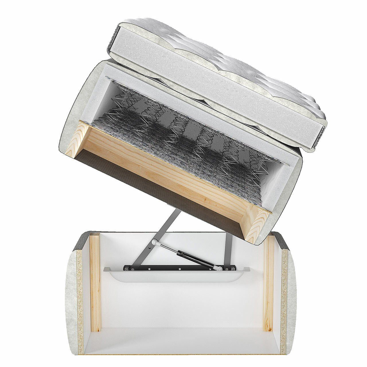 yourhouse24 Boxspringbett Guliette (mit zwei Bettkästen, günstig online kaufen