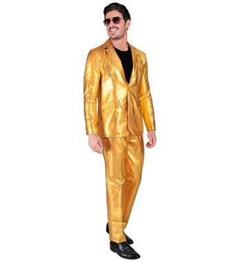 Widmann S.r.l. Kostüm Designer Anzug 'Mr. Gold' 2-tlg., Gold - Herren K