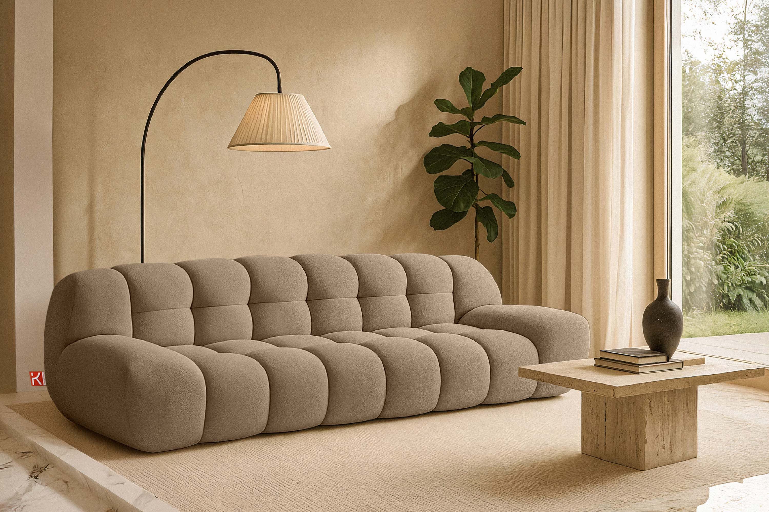 KONSIMO® Sofa VENA Einzelsofa, Japandi-Stil, Premiumqualität günstig online kaufen