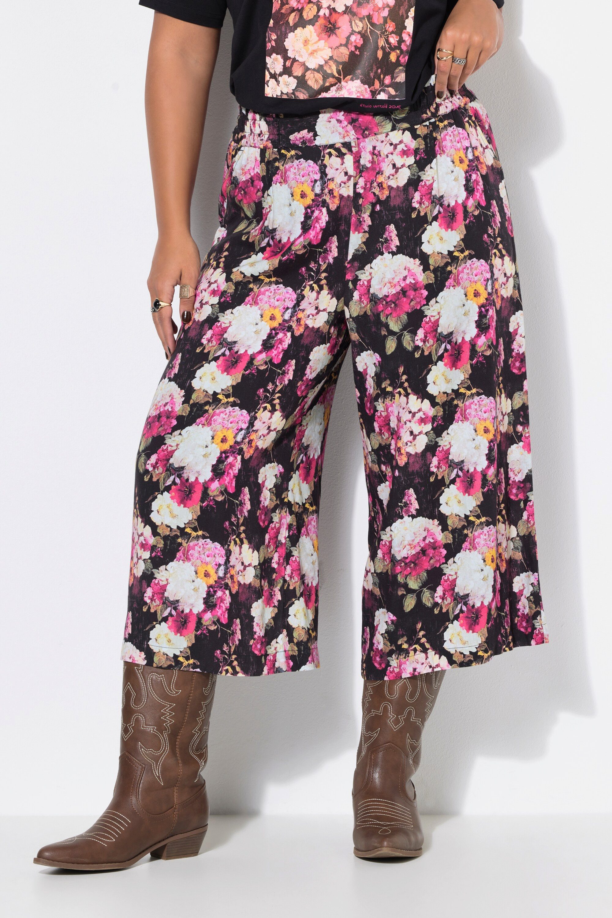 Culotte Culotte very wide Legs Hortensien