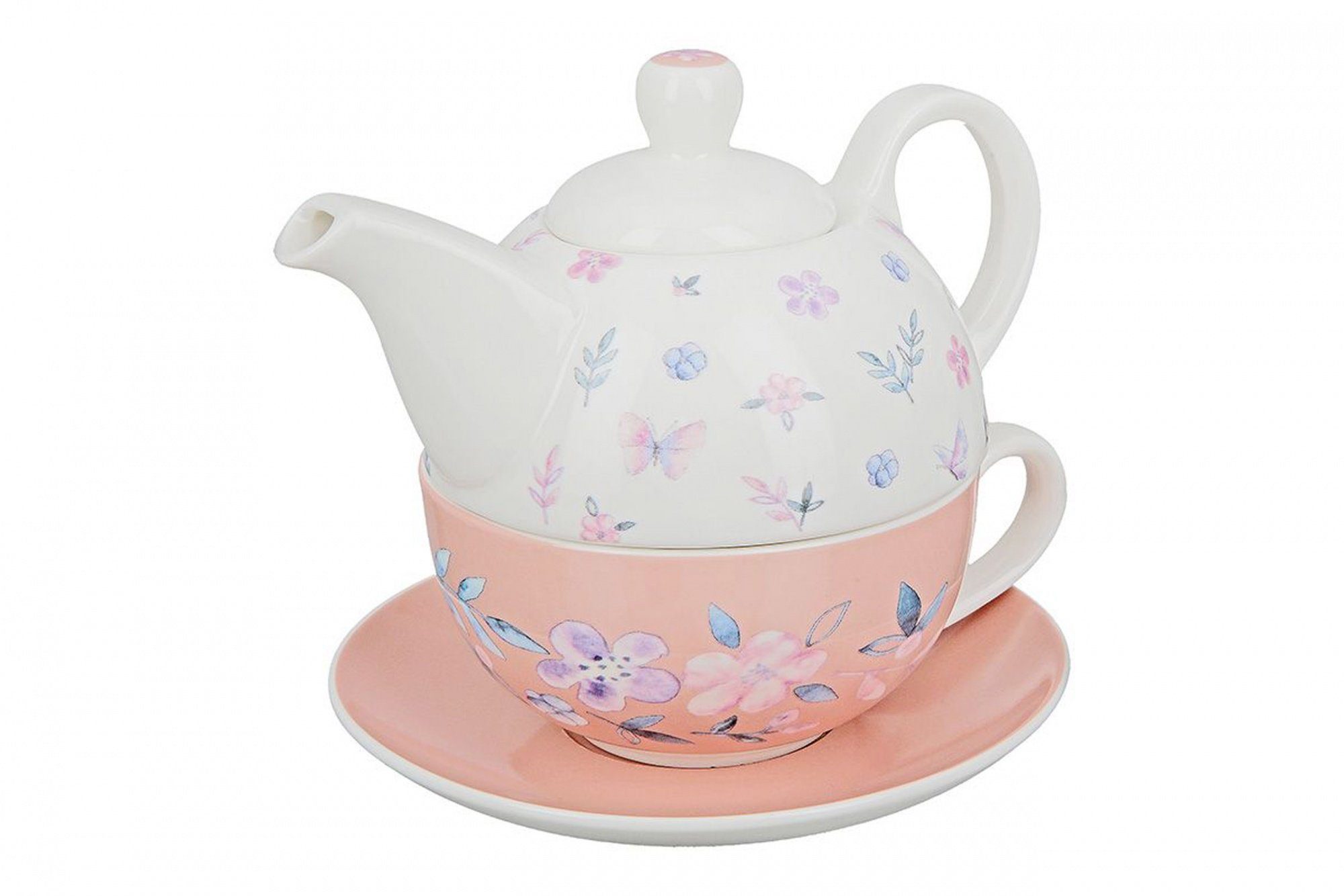 GILDE Tasse Gilde Tea for One "Blütenzauber", Porzellan
