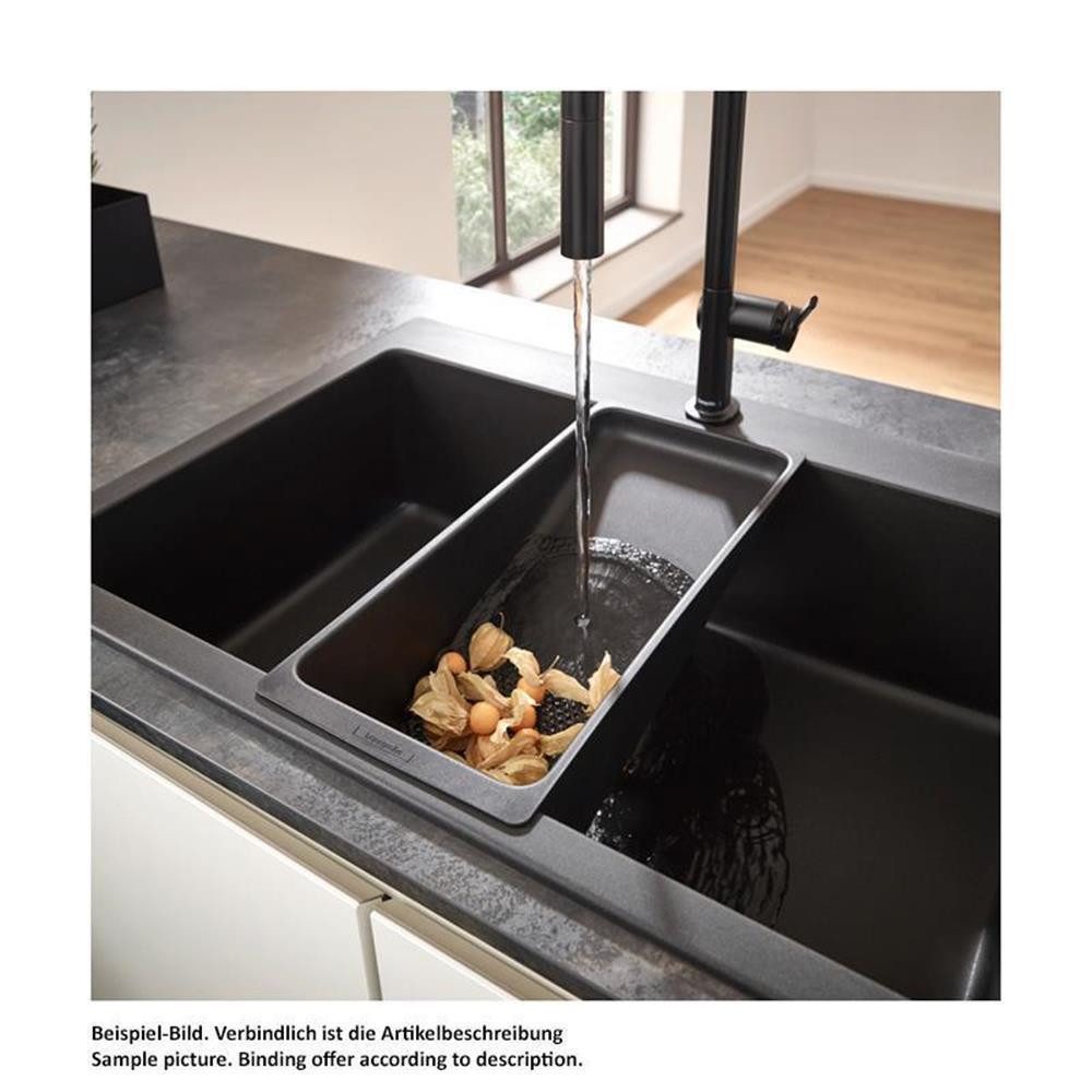 hansgrohe Einbauspüle hansgrohe Multifunktionssieb F14, Mattschwarz