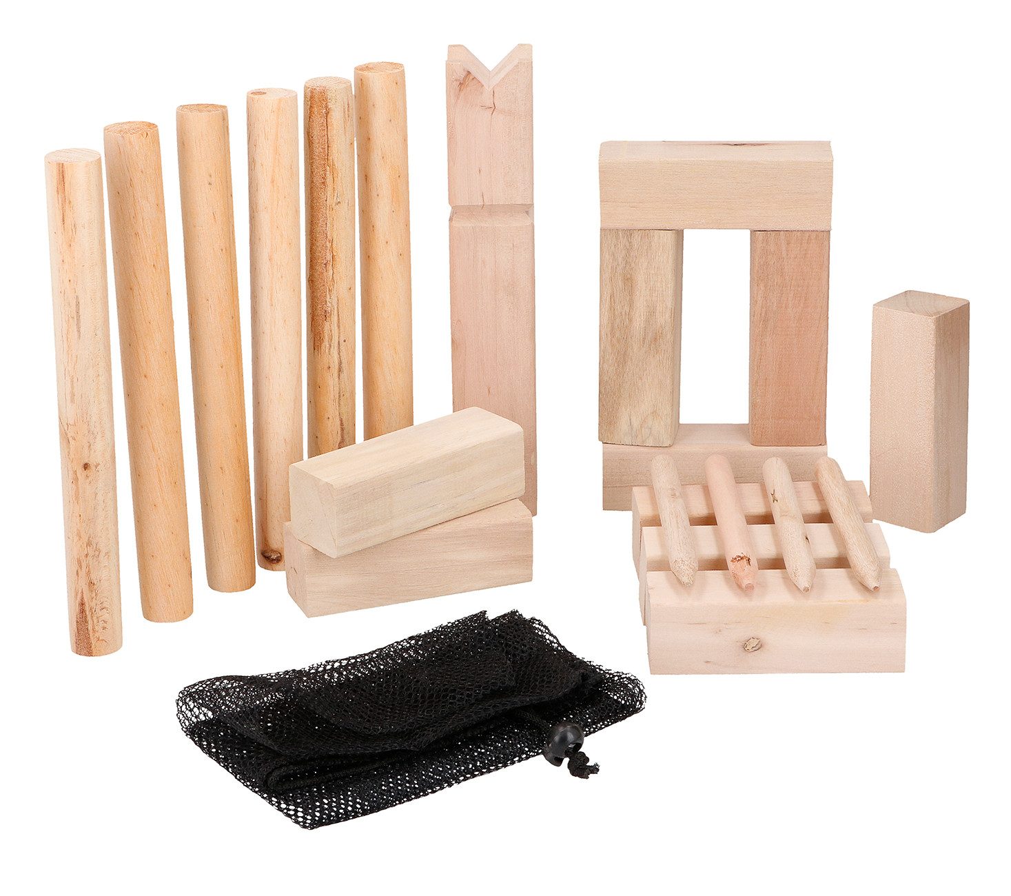 Eddy Toys Spielzeug-Gartenset Wikingerspiel, (Outdoor-Wurfspiel), Holzwurfspiel