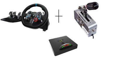 Logitech G G29 + TSS Handbrake Sparco Mod + Drive Hub Lenk­ra­d­ad­ap­ter Gaming-Lenkrad