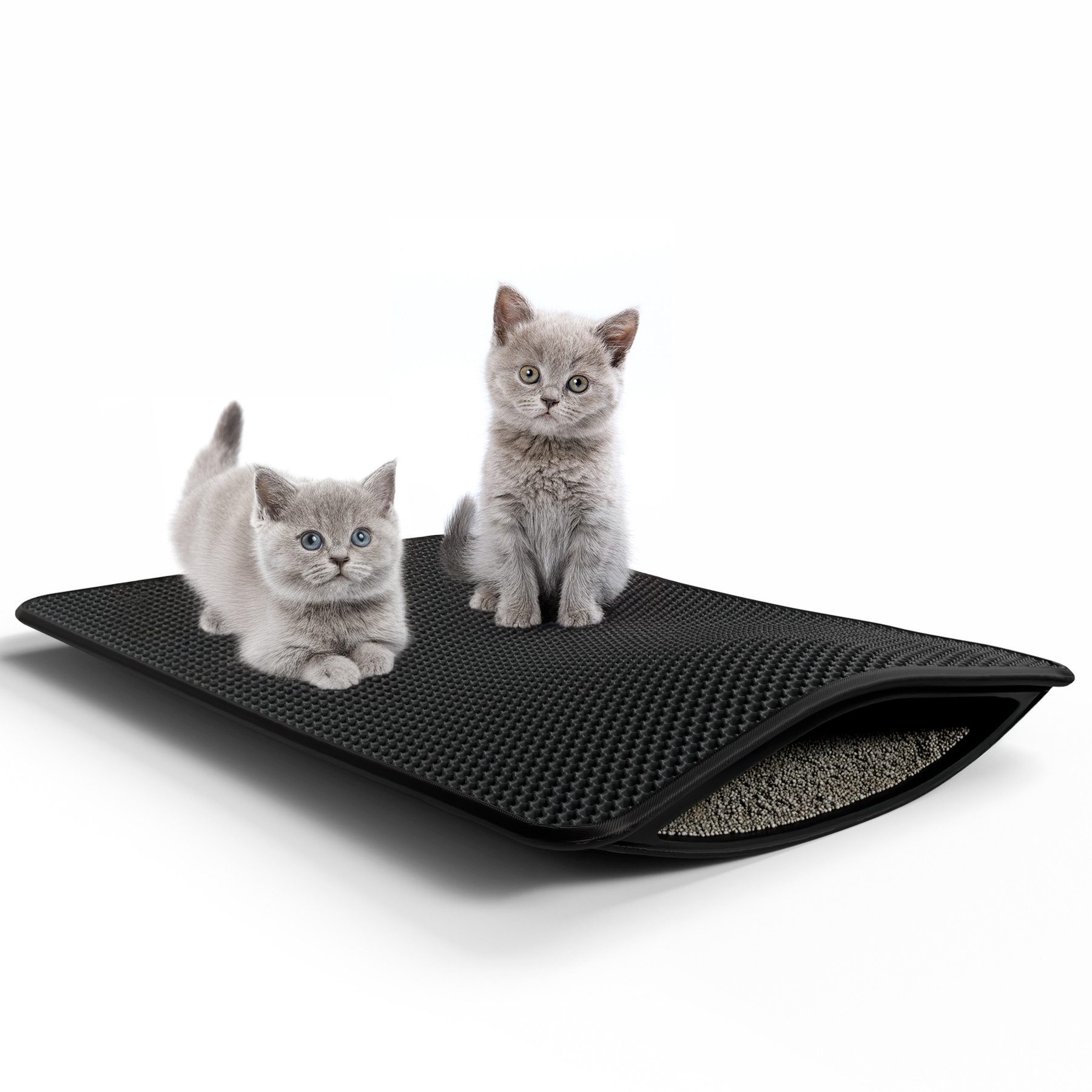 BigDean Katzentoilette Katzenklo Matte 61x38cm ideal als Unterleger – Katze günstig online kaufen