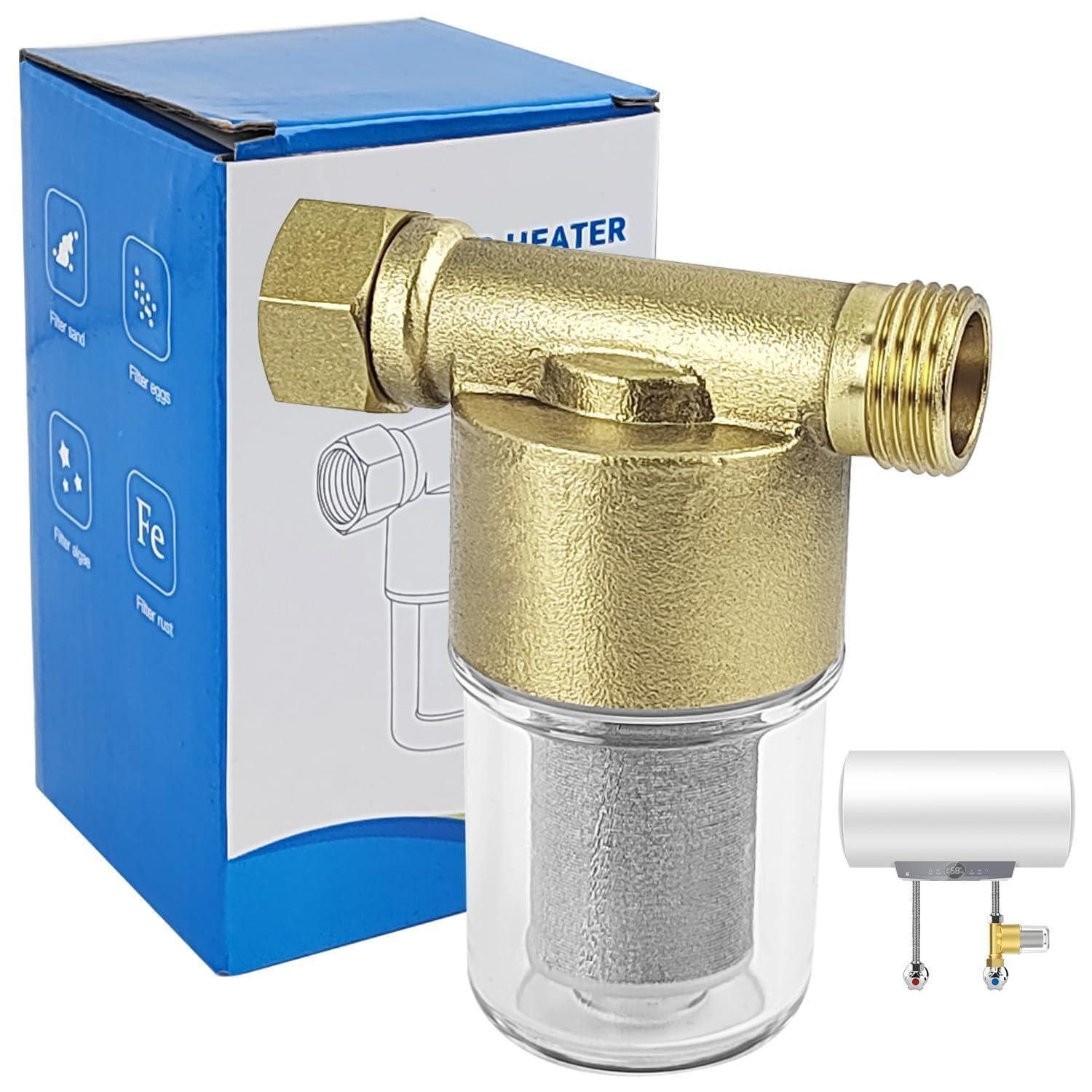 LuxusKollektion Wasserfilter Wasserfilter Hauswasserleitung 1/2 Zoll Kupfer