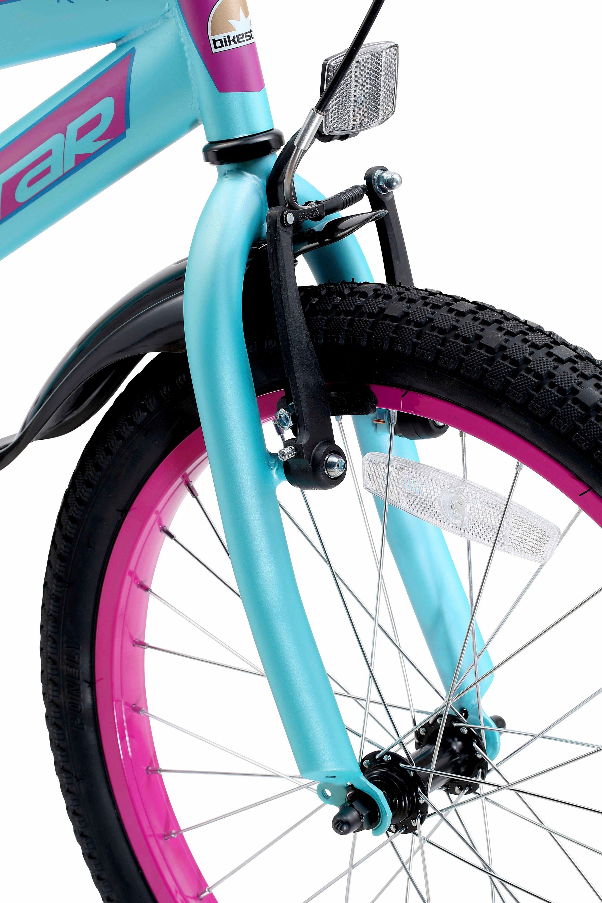 Bikestar Jugendfahrrad Urban Jungle, 1 Gang, für Damen