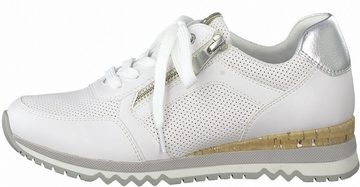 MARCO TOZZI Sneaker mit feiner Perforation, Freizeitschuh, Halbschuh, Schnürschuh