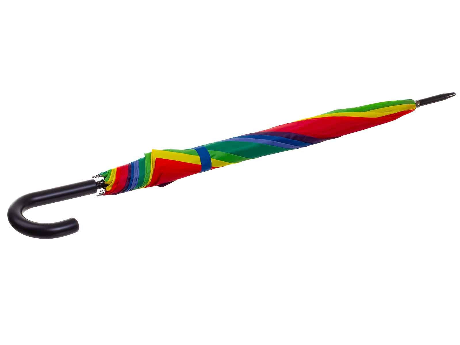HAPPY RAIN Stockregenschirm Golf AC Stockschirm Manual Partnerschirm Ø ca. 110 cm uni, leicht