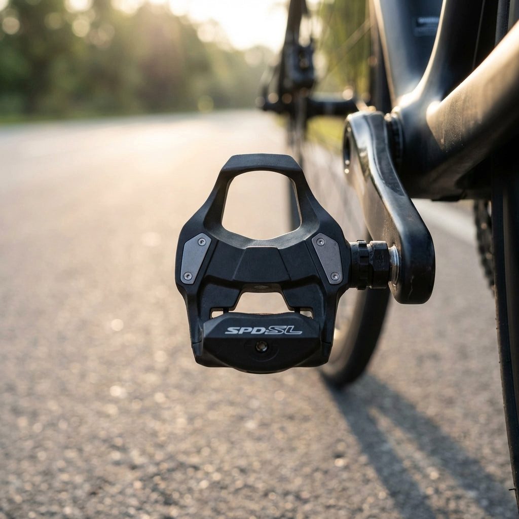 Shimano Klickpedale SHIMANO PD-RS500 SPD-SL Rennrad Pedal - Leichtes Einsteiger-Klickpedal