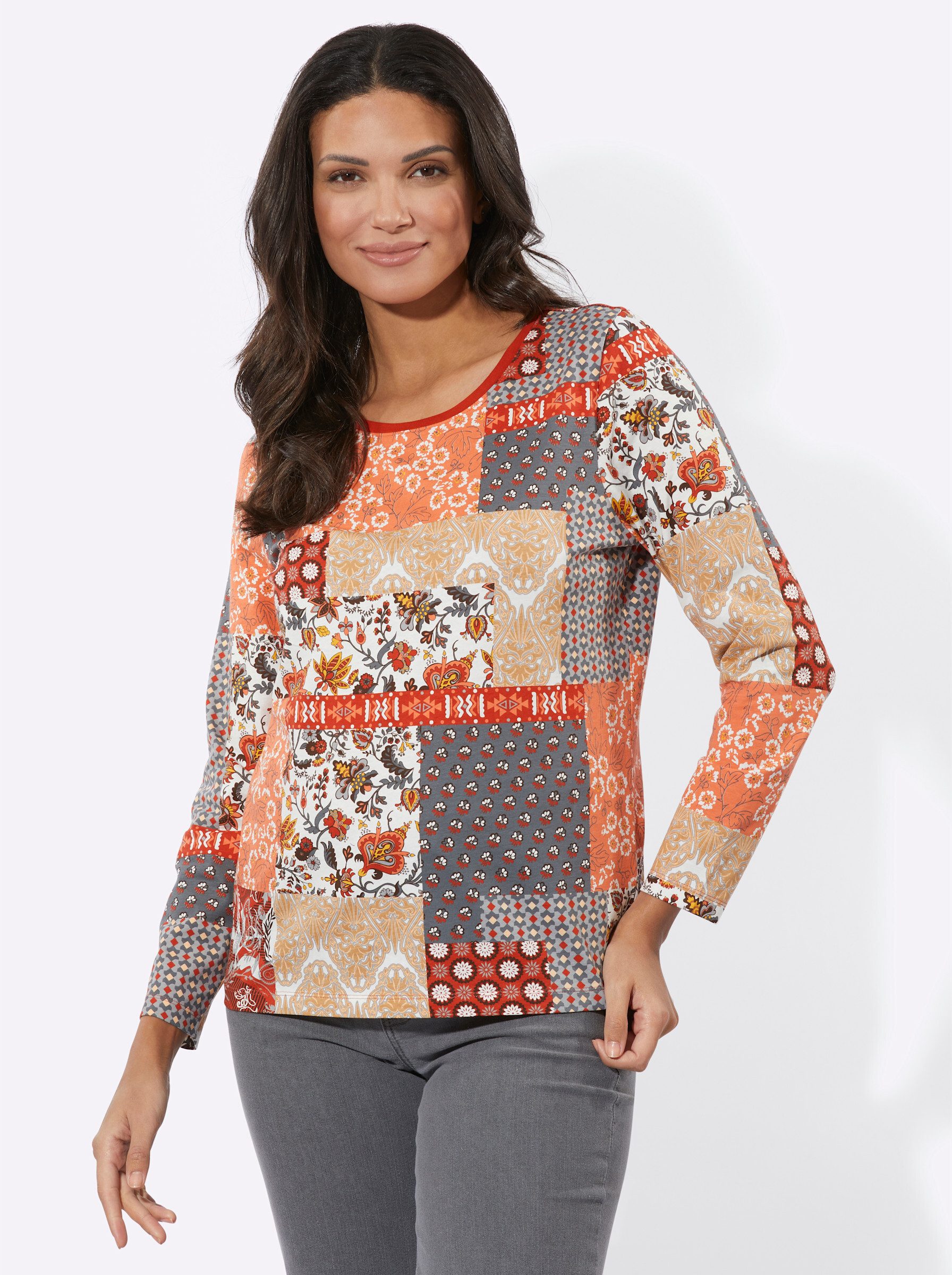 T-Shirt Langarm-Shirt Langarm