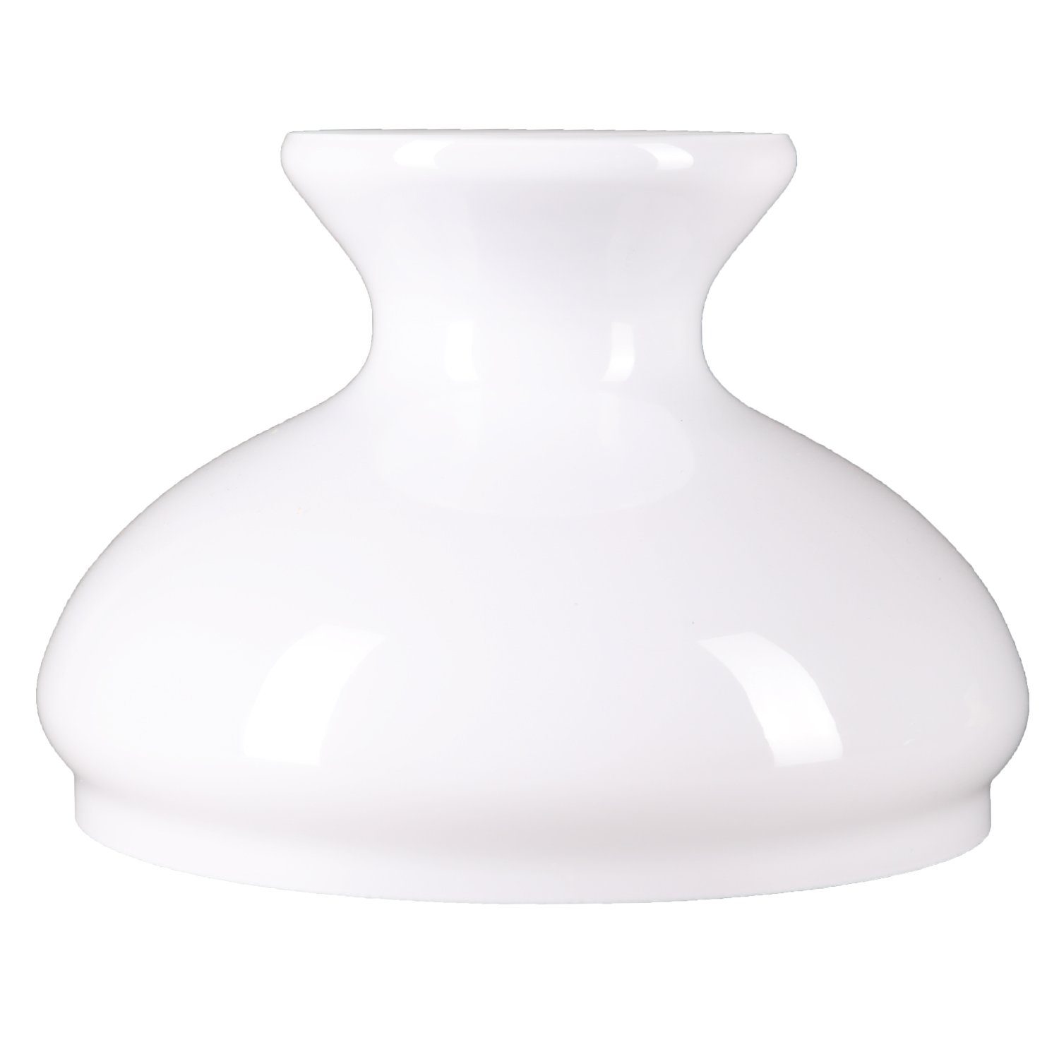 Home4Living Lampenschirm Petroleumglas Lampenglas Ersatzglas Ø185mm Opalglas rund, Dekorativ